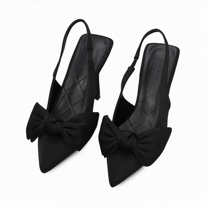 Ines - Sandali Donna Comodi con Design Slingback Elegante Nero