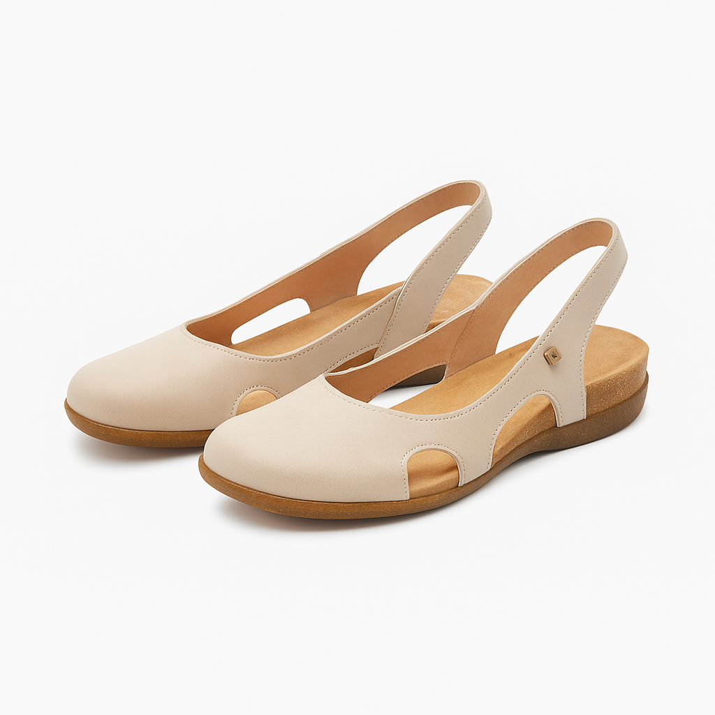 Iside - Sandali Donna Comodi con Suola Ergonomica Beige