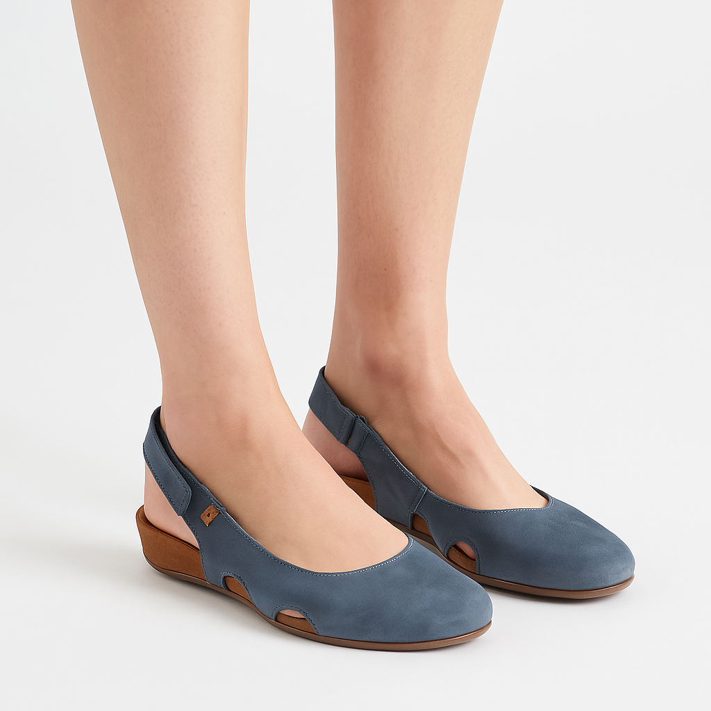 Iside - Sandali Donna Comodi con Suola Ergonomica Blu