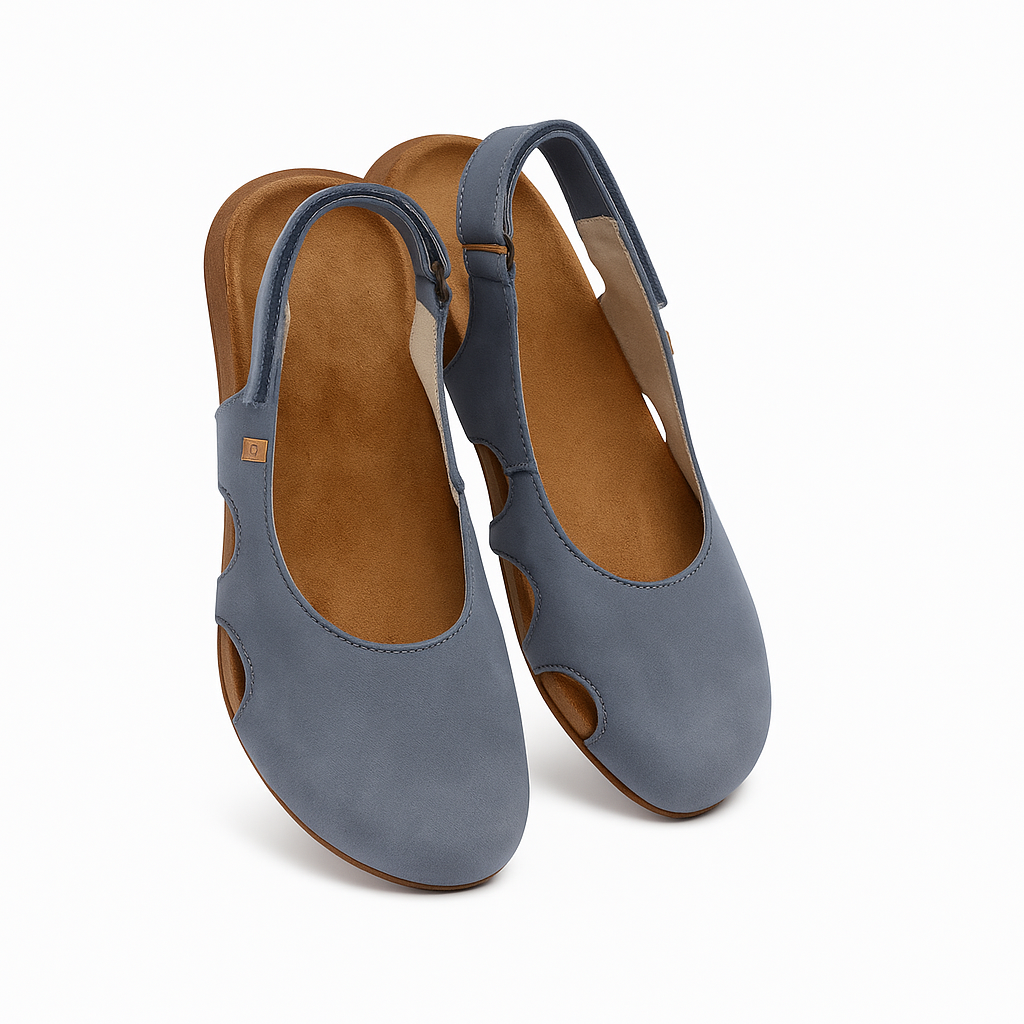 Iside - Sandali Donna Comodi con Suola Ergonomica Blu