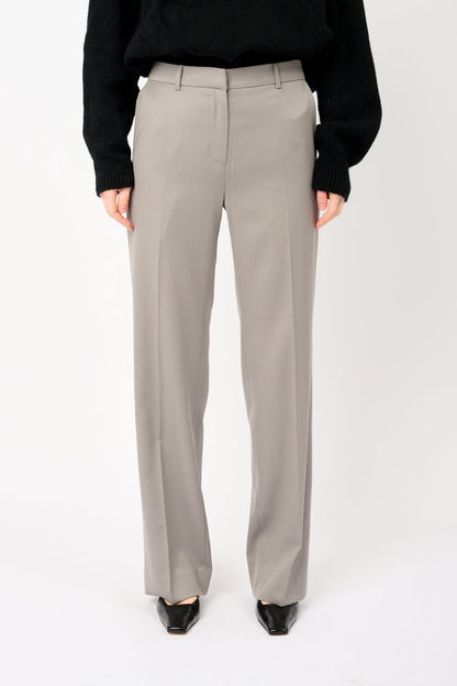 Paolita - Pantaloni Marlene Donna Grigio Eleganti Moderni