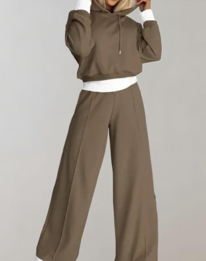 Diana - Elegante Completo Due Pezzi Donna con Pantaloni Aderenti per l'Autunno