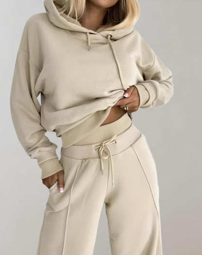 Diana - Elegante Completo Due Pezzi Donna con Pantaloni Aderenti per l'Autunno