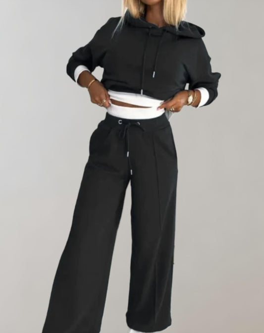 Diana - Elegante Completo Due Pezzi Donna con Pantaloni Aderenti per l'Autunno