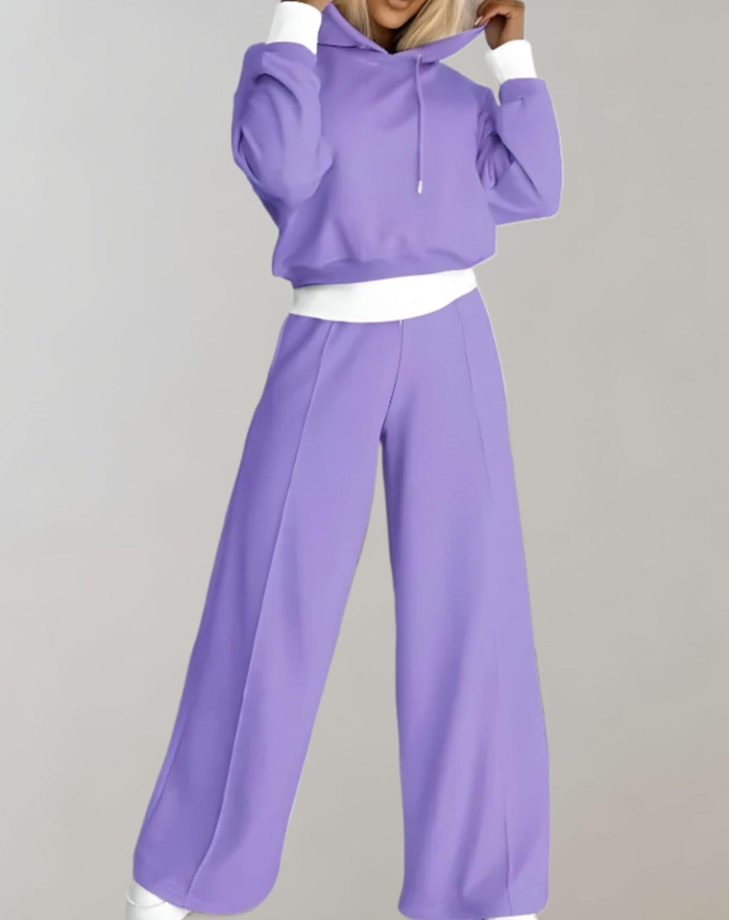 Diana - Elegante Completo Due Pezzi Donna con Pantaloni Aderenti per l'Autunno
