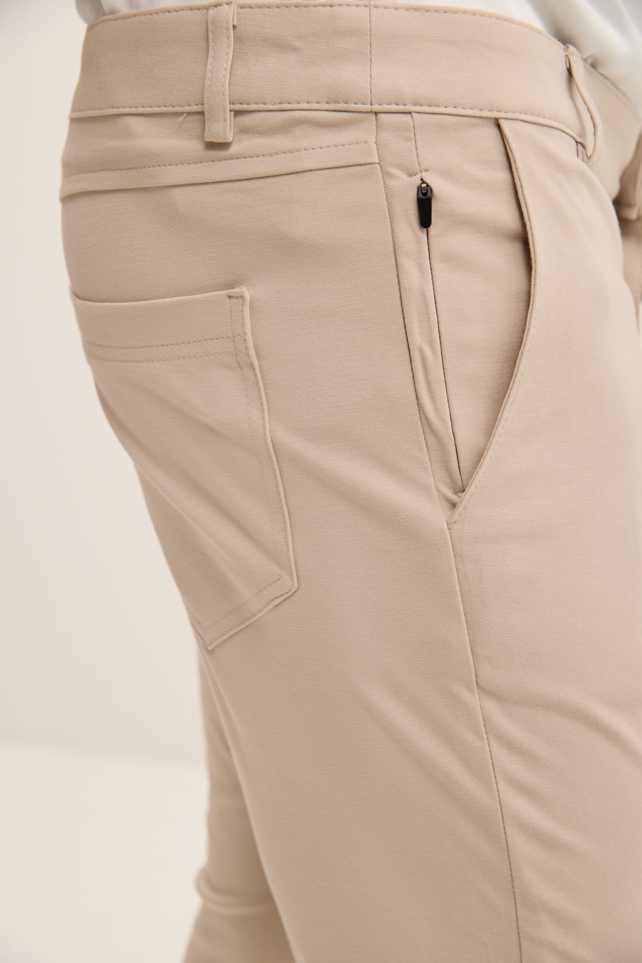 Alessandro - Pantaloni Casual Affusolati Beige