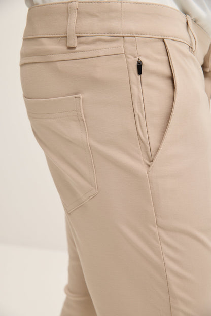 Alessandro - Pantaloni Casual Affusolati Beige