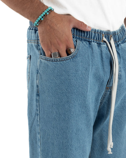 Lorenzo - Jeans jogger basic da uomo dalla vestibilità regolare