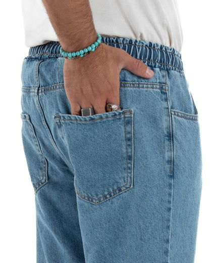 Lorenzo - Jeans jogger basic da uomo dalla vestibilità regolare