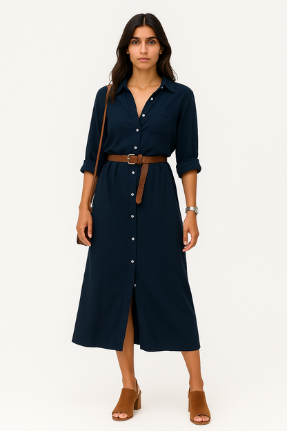 Jannette – Vestito Estivo Donna Fresco e Versatile Blu scuro