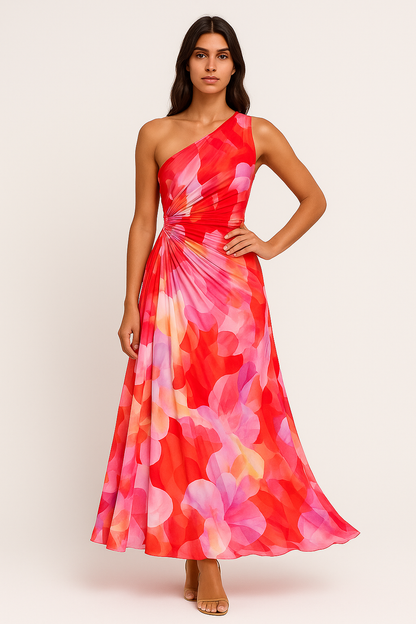 Jasmina – Abito Estivo Iconico Donna Elegante e Fresco Rosa