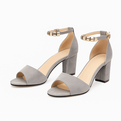 Jessie – Sandali Donna Comodi ed Eleganti con Cinghie Aperte Grigio