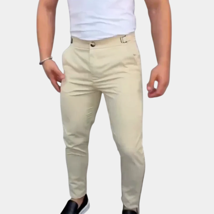Teobaldo - Pantaloni Slim Fit Uomo Comfort Moderno