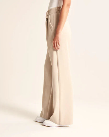 Fedra – Pantaloni Sartoriali A Vita Alta Con Taglio Ampio