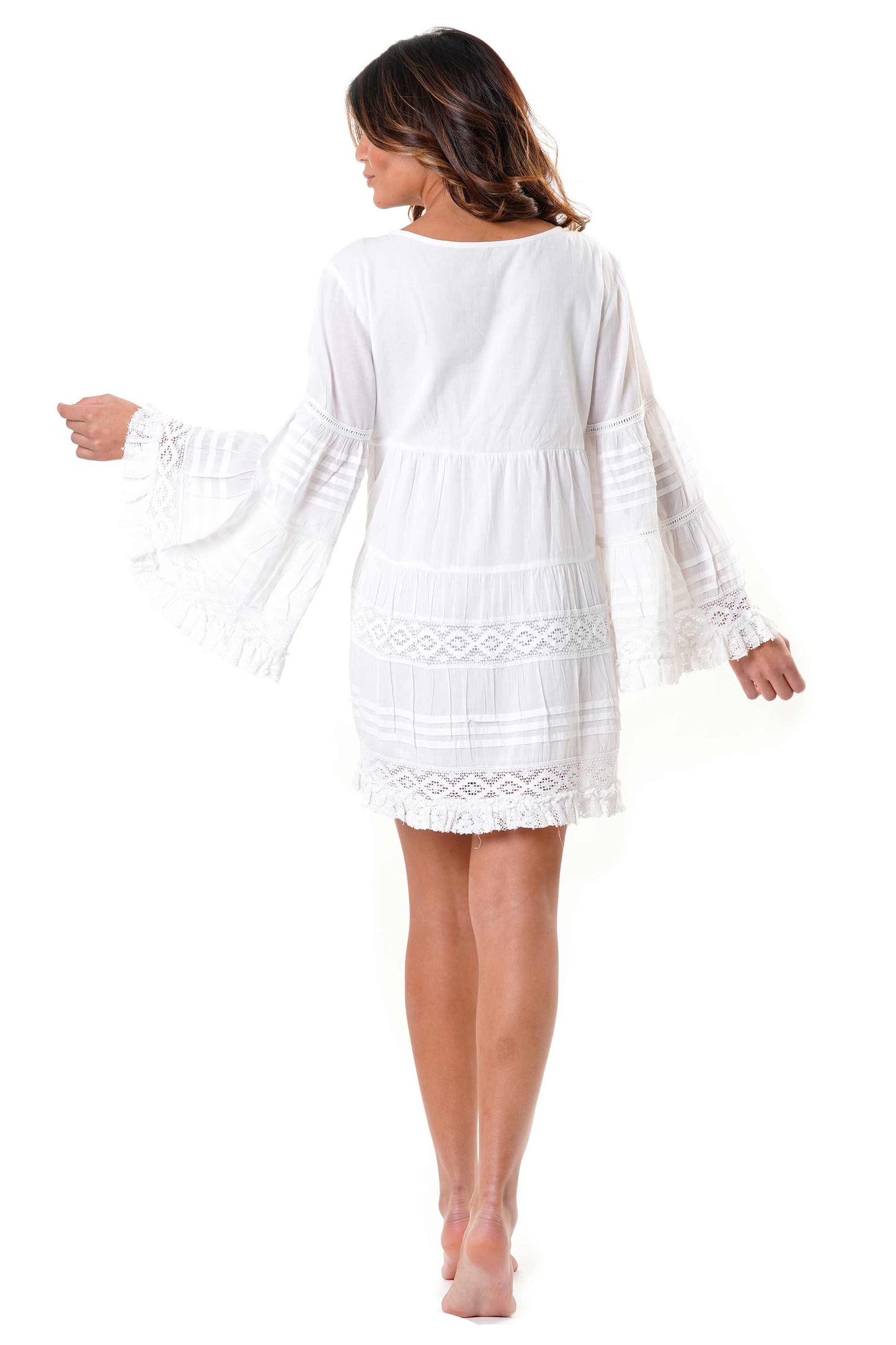 Katia – Abito Elegante con Merletti in Macramè 2