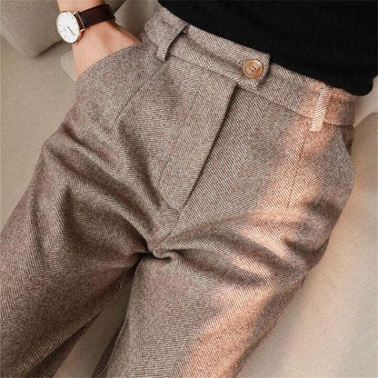 Emanuele – Pantaloni Eleganti A Gamba Stretta Con Vestibilità Su Misura