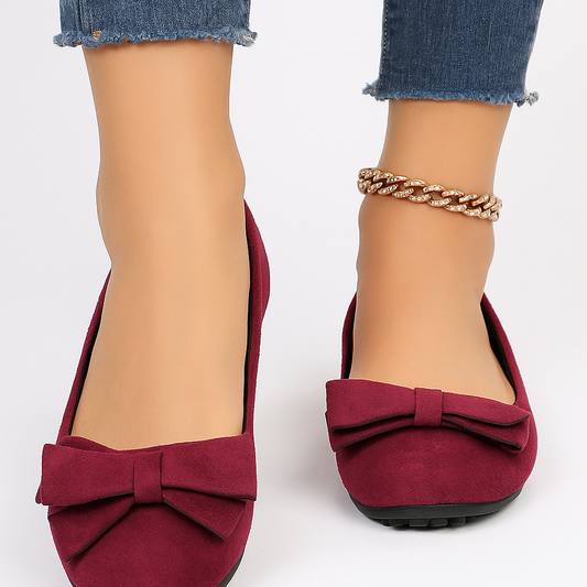 Kyra – Scarpe Piatte Donna Comode ed Eleganti Rosso