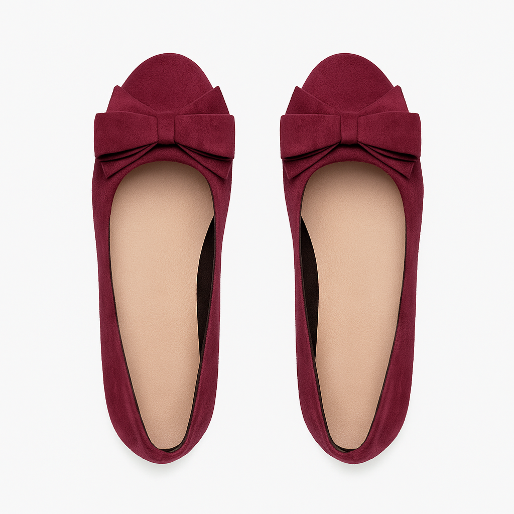 Kyra – Scarpe Piatte Donna Comode ed Eleganti Rosso