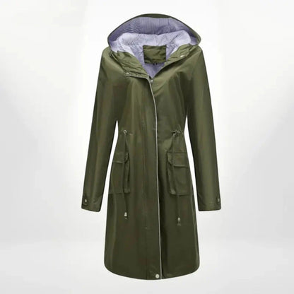 Beatrice – Giacca a Vento Elegante con Cappuccio Donna