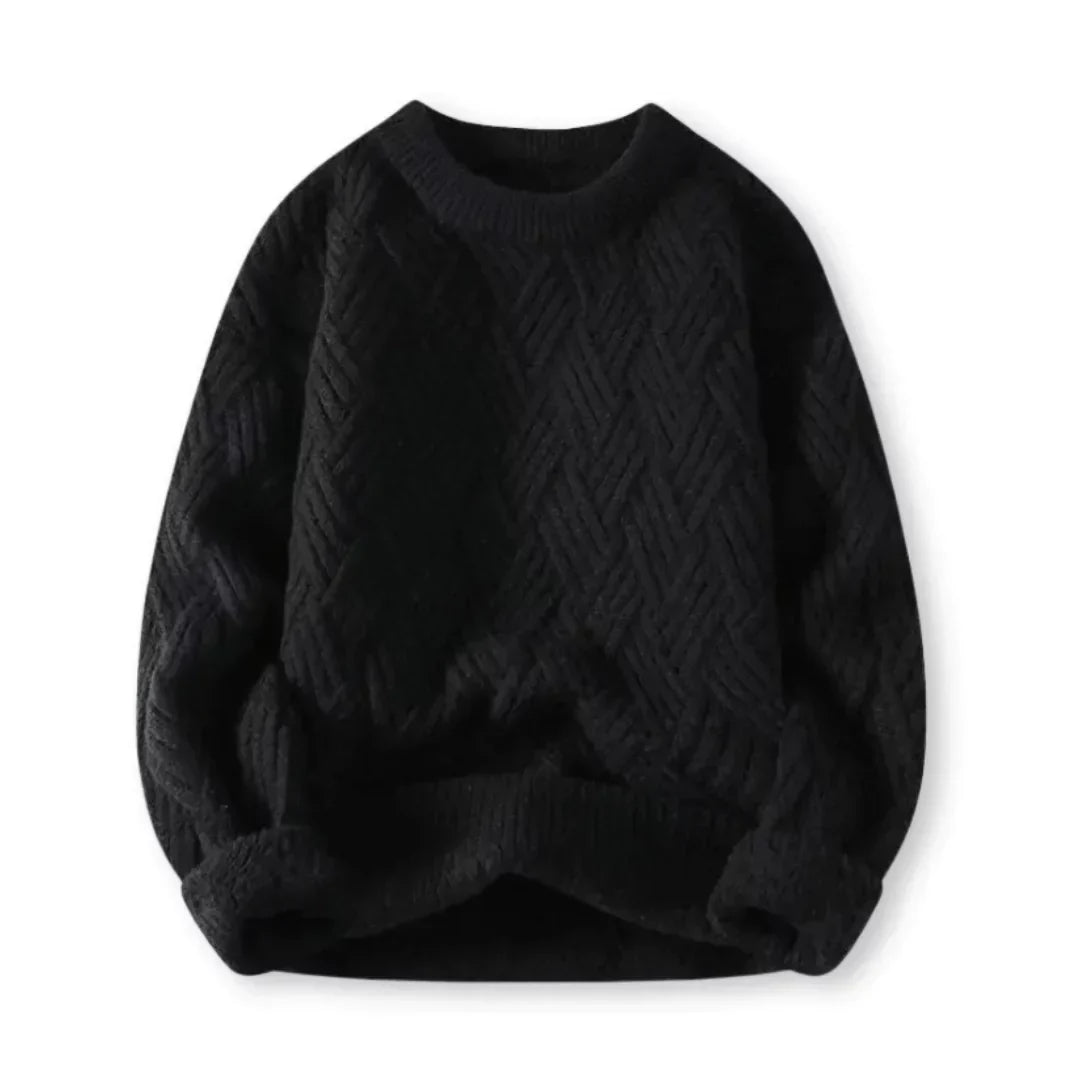 Jonas – Maglione Uomo Girocollo Texturizzato Casual