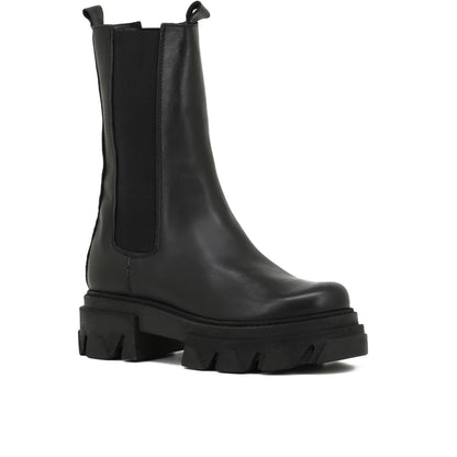 Noretta – Chelsea Boots Alti in Vera Pelle