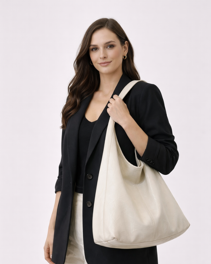 Camilla – Borsa A Spalla Shopper Capiente Con Tracolla Larga Da Giorno