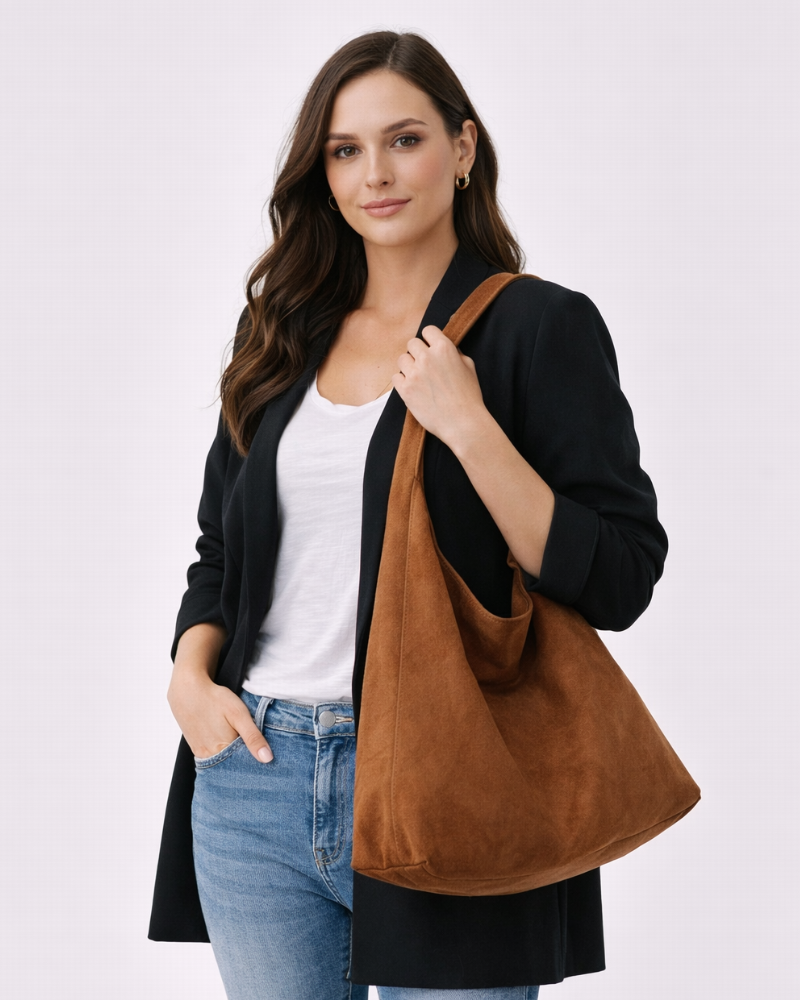 Camilla – Borsa A Spalla Shopper Capiente Con Tracolla Larga Da Giorno