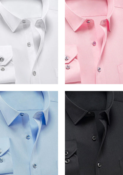 Hadrian - Camicia Comfort Elasticizzata No Stiro Uomo
