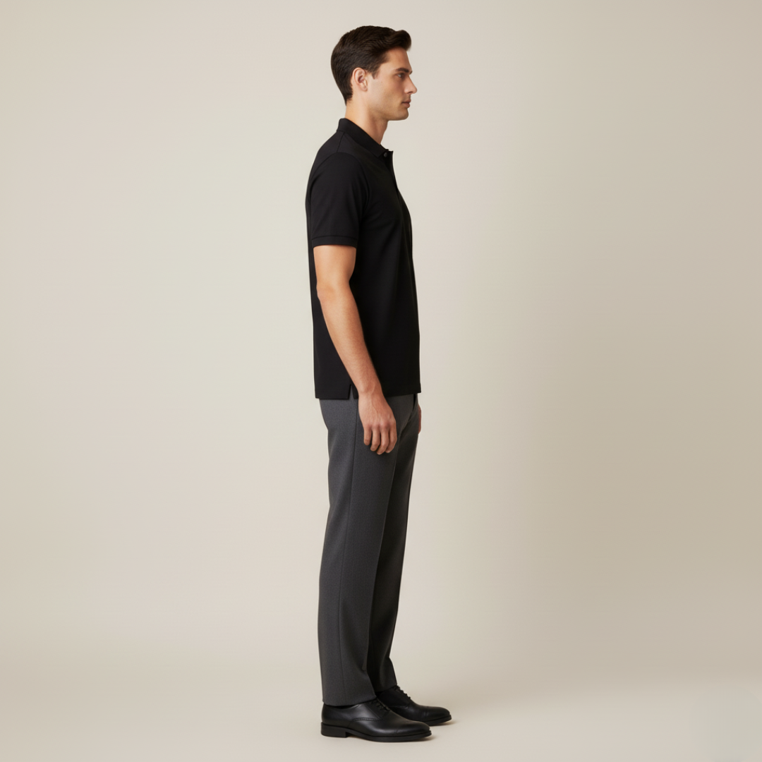 Julian – Polo Da Uomo A Manica Lunga Elegante E Confortevole