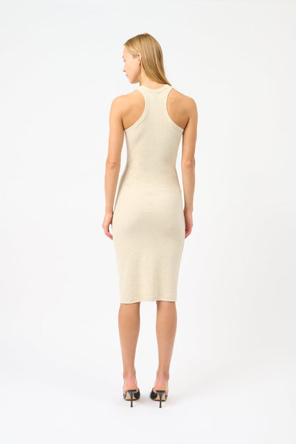 Prisca - Abito Midi Racerback Donna Elegante Moderno Femminile