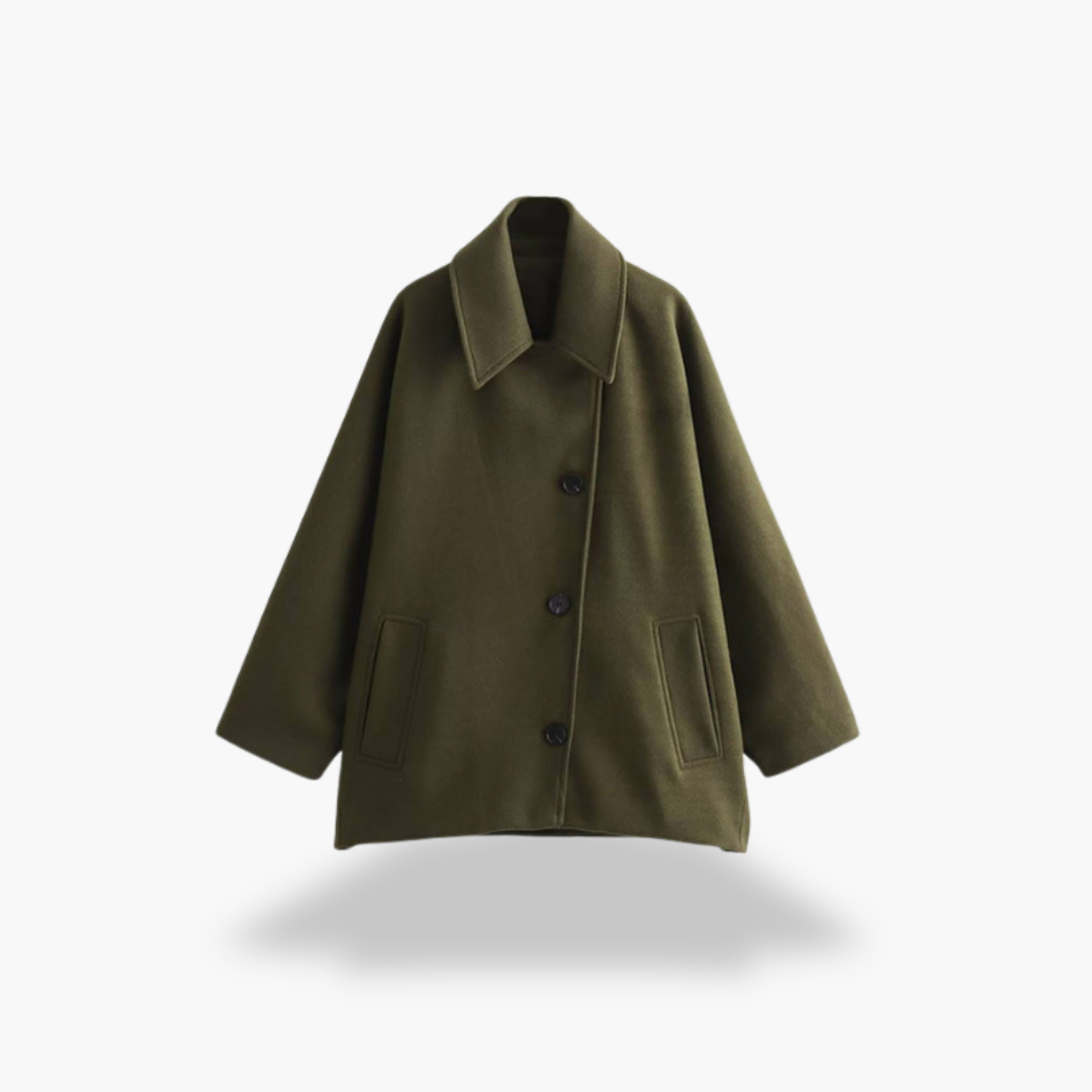 Kassandra – Cappotto Invernale Donna con Bottoni Frontali