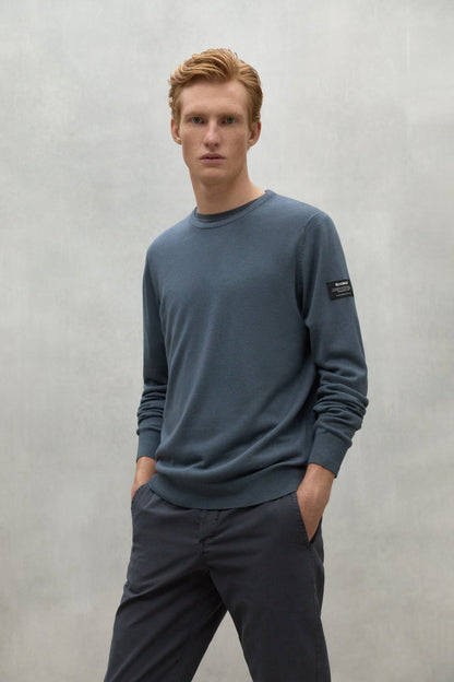 Jason - Pantalone Uomo Grigio Scuro Slim Elegante