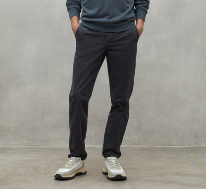 Jason - Pantalone Uomo Grigio Scuro Slim Elegante