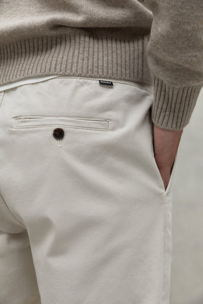 Rutilo - Pantaloni Uomo Beige Chiaro Stile Etico Moderno