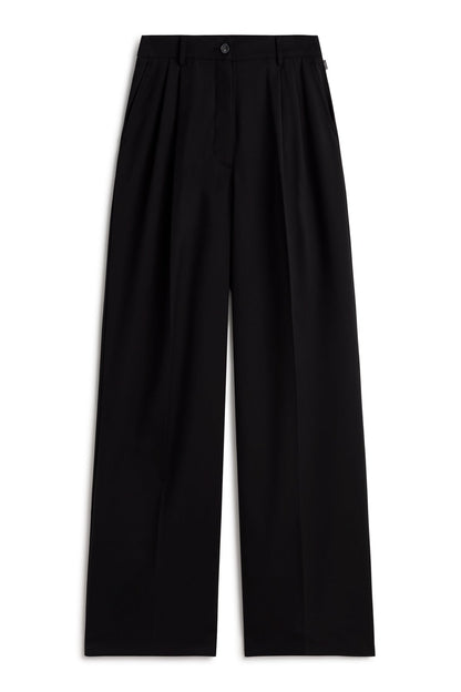 Rinalda - Pantaloni Donna Nero Eleganti Vita Alta
