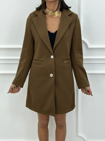 Norlina - Cappotto Baronetto New Elegante e Caldo