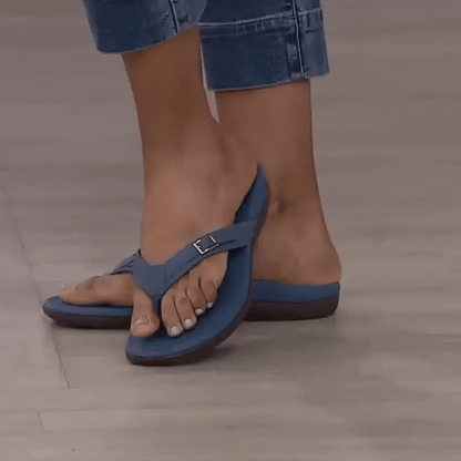 Magalì – Infradito Ortopedici Donna Miranda Comodi ed Eleganti Blu