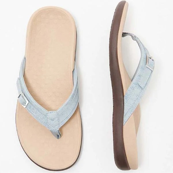 Magalì – Infradito Ortopedici Donna Miranda Comodi ed Eleganti Luci blu