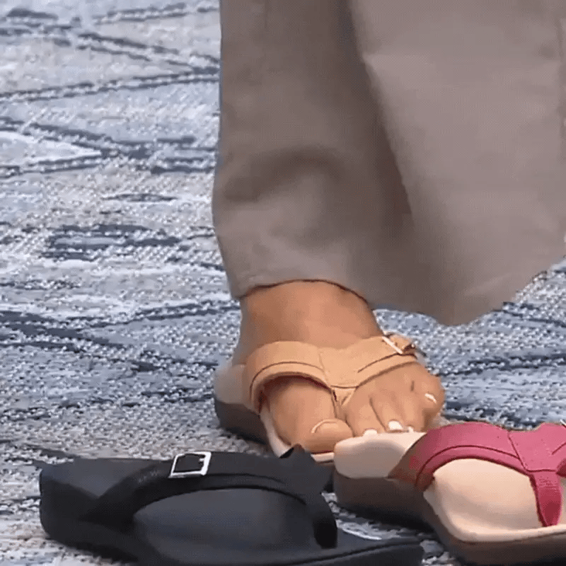 Magalì – Infradito Ortopedici Donna Miranda Comodi ed Eleganti Nero