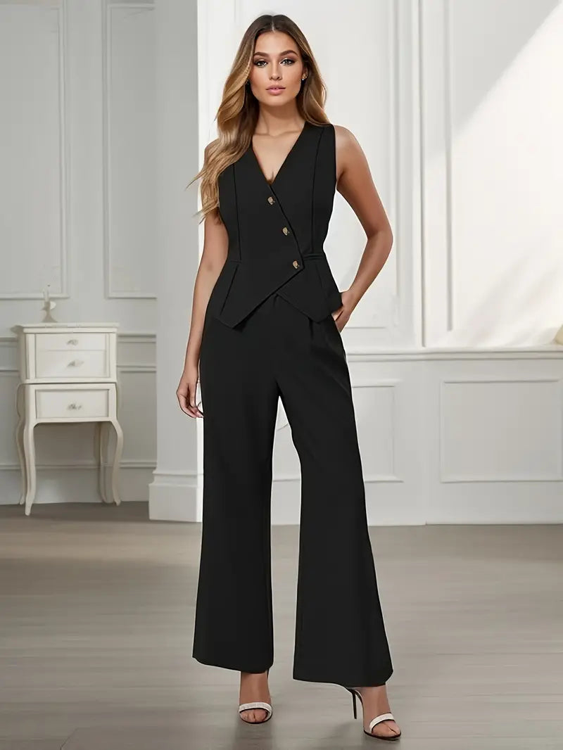 Mariapia – Set Elegante Donna Su Misura per Occasioni Speciali Nero