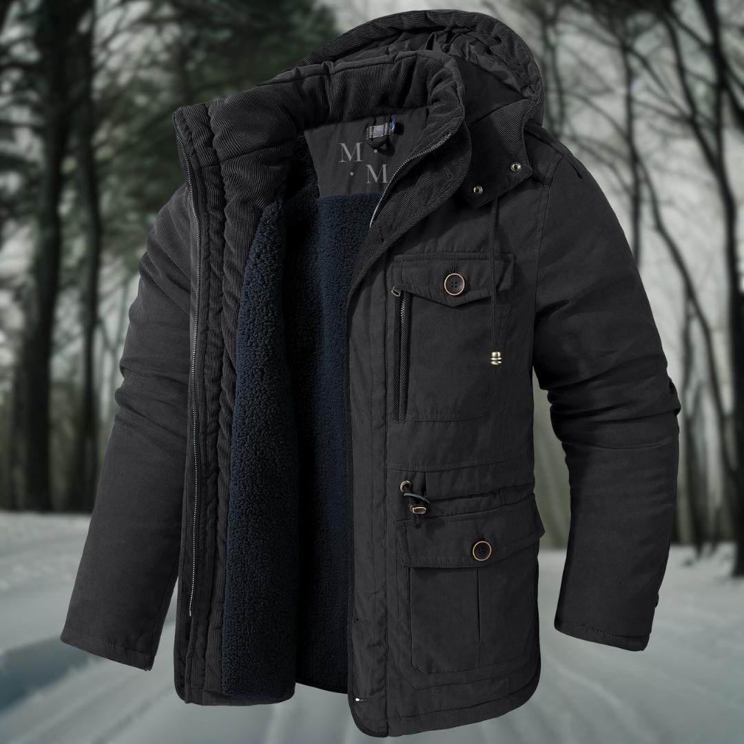 Orazio – Parka Invernale Da Uomo Con Vita Regolabile E Tasche Multiple