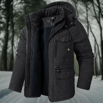 Orazio – Parka Invernale Da Uomo Con Vita Regolabile E Tasche Multiple