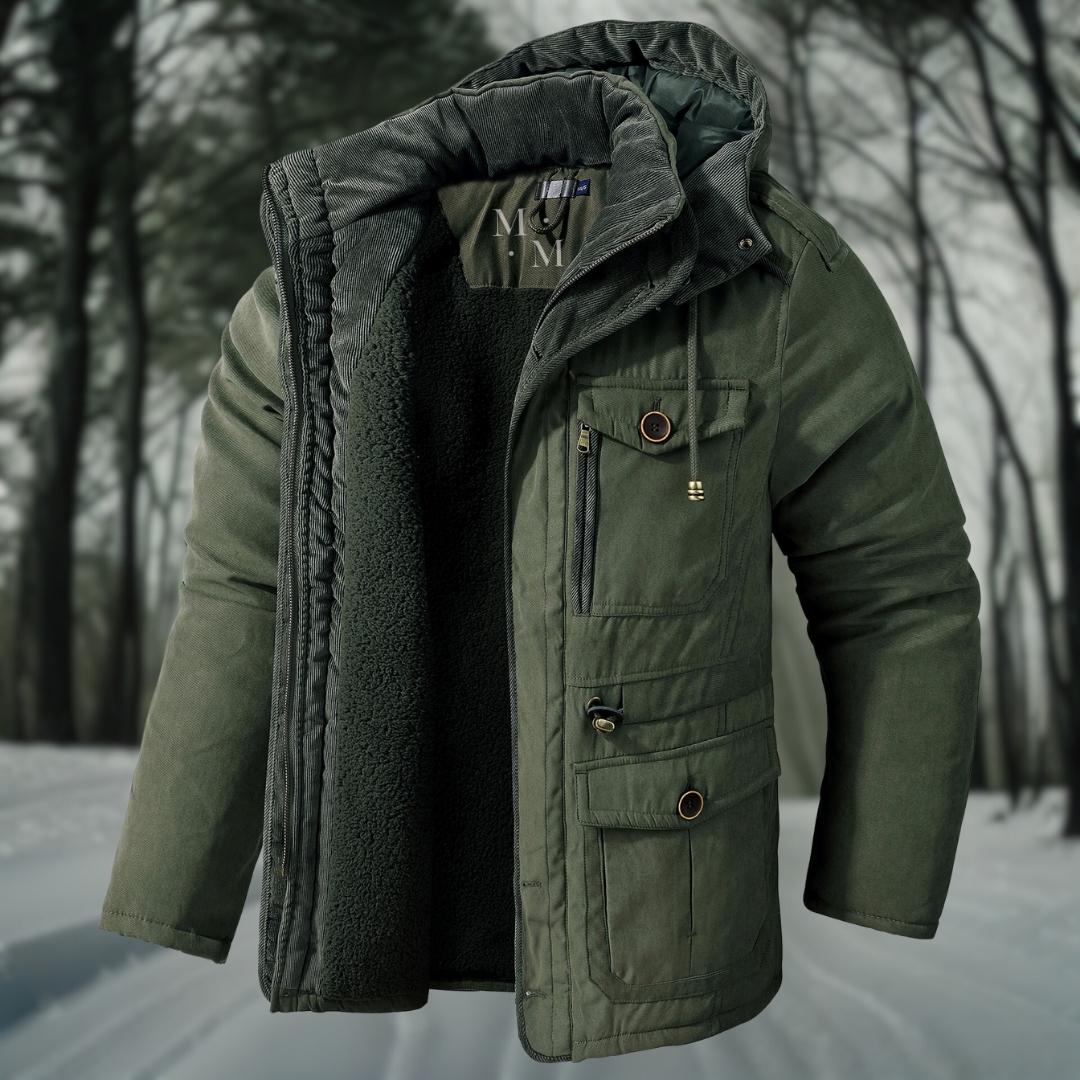 Orazio – Parka Invernale Da Uomo Con Vita Regolabile E Tasche Multiple