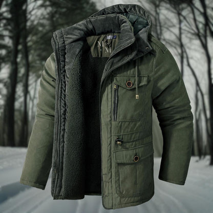 Orazio – Parka Invernale Da Uomo Con Vita Regolabile E Tasche Multiple