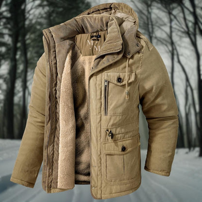 Orazio – Parka Invernale Da Uomo Con Vita Regolabile E Tasche Multiple