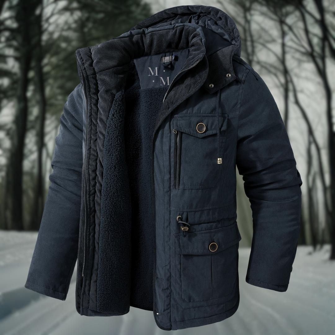 Orazio – Parka Invernale Da Uomo Con Vita Regolabile E Tasche Multiple