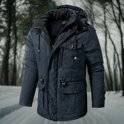 Orazio – Parka Invernale Da Uomo Con Vita Regolabile E Tasche Multiple