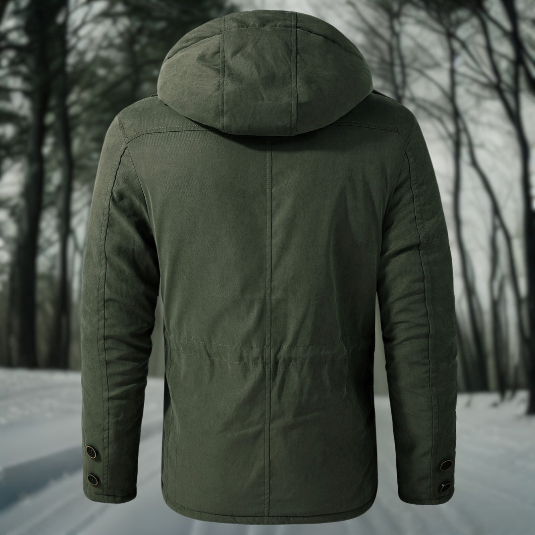 Orazio – Parka Invernale Da Uomo Con Vita Regolabile E Tasche Multiple