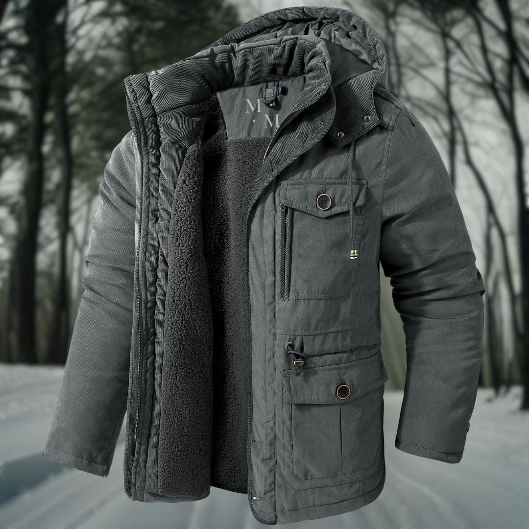 Orazio – Parka Invernale Da Uomo Con Vita Regolabile E Tasche Multiple