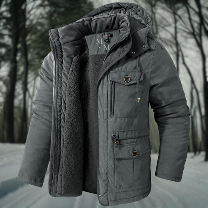Orazio – Parka Invernale Da Uomo Con Vita Regolabile E Tasche Multiple